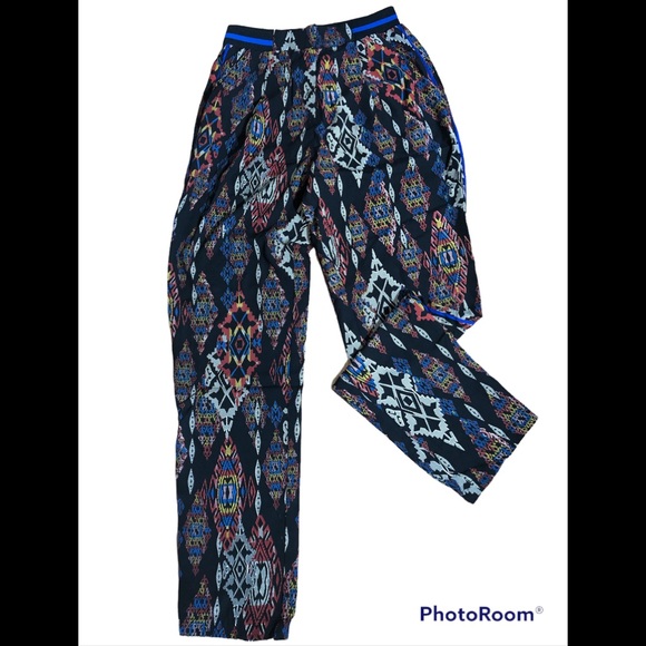 Anthropologie Pants - Anthropologie Mustard Seed Multicolor Slick Pants